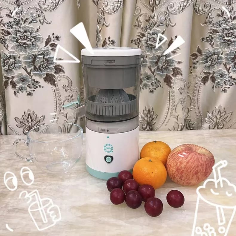 Wireless Automatic Citrus Juicer – USB Rechargeable Fruit Squeezer