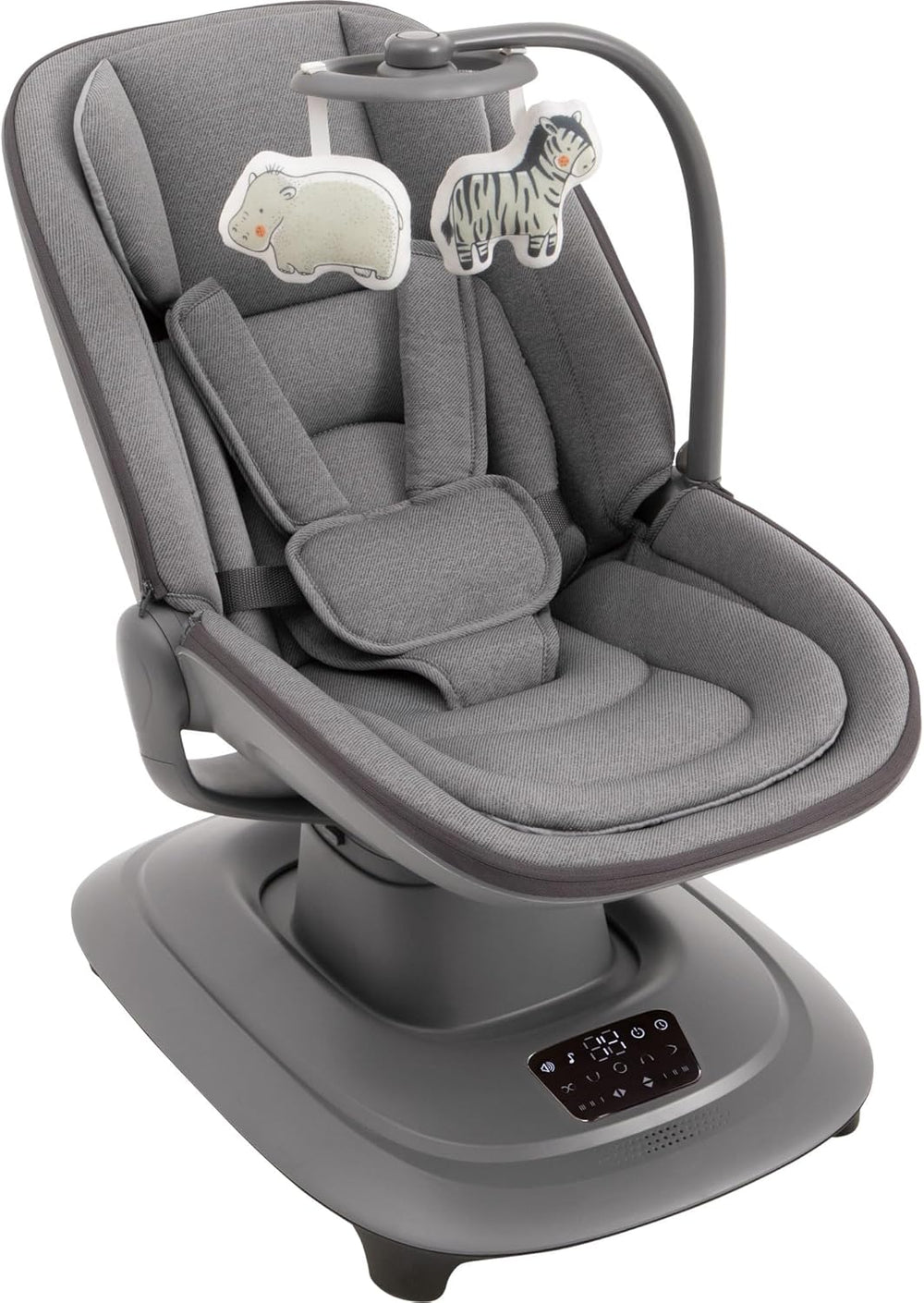 Multi-Motion Baby Cradle  – 360° Rotating Electric Rocker with Music & Mosquito Net