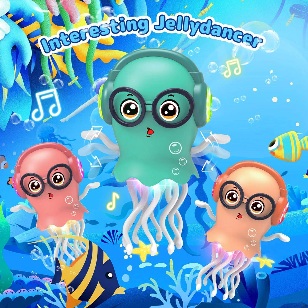 Dancing Octopus Toy with Music & Lights – 360° Rotating Tentacles