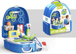 2-in-1 Portable Backpack Role-Play Set – Interactive Educational Toy for Kids