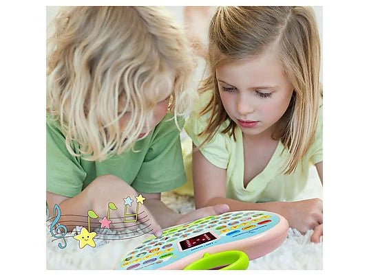 Apple-Shaped Educational Learning Computer – Interactive Toddler Tablet with LED Screen & Music