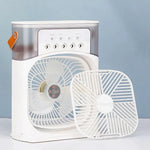 Portable Water Spray Cooling Fan – Mini Desktop Air Cooler