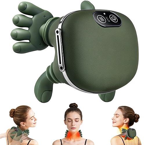Premium 3D Bionic Hand-Shape Neck Massager with Red Hot Compress