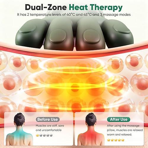 Premium 3D Bionic Hand-Shape Neck Massager with Red Hot Compress