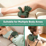 Premium 3D Bionic Hand-Shape Neck Massager with Red Hot Compress