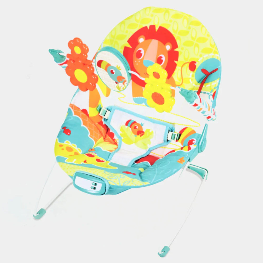 Baby Bouncer with Toy Bar – Comfortable, Calming & Safe for Newborns