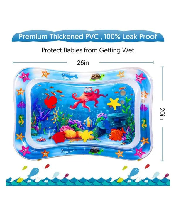 Baby Water Playmat – Ocean World Sensory Tummy Time Mat for Newborns & Toddlers