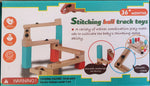Stitching Ball Track Toys – Wooden Marble Run Toy Set for Kids