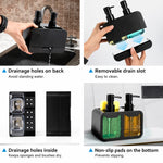 4-in-1 Dual Soap Dispenser Caddy – Kitchen Sink Organizer
