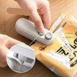 2-in-1 Portable Mini Bag Sealer & Cutter – Handheld Vacuum Heat Sealer for Food