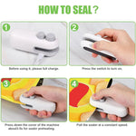 2-in-1 Portable Mini Bag Sealer & Cutter – Handheld Vacuum Heat Sealer for Food