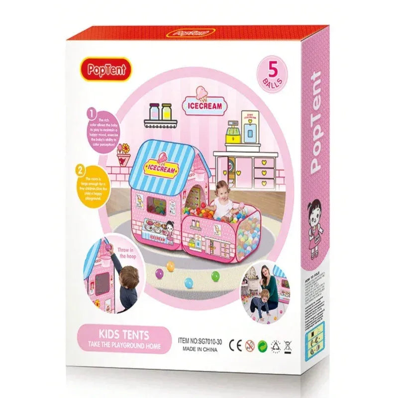 Ice-cream Indoor Educational Play Tent House for Kids –  Activity Space