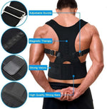 Adjustable Back Posture Corrector Belt – Heavy-Duty Lumbar Support Brace for Office, Fitness