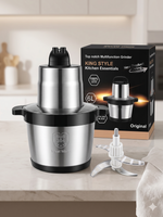 King Style 6L Heavy Duty Meat Chopper – 100% Copper Motor & Italian Blades