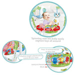 Baby Jumper – Adjustable Activity Bouncer with 360° Rotating Seat & Interactive Toys for Fun & Development