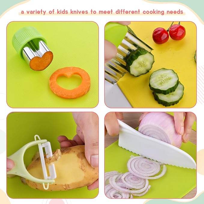 Perfect Kids Kitchen Set – Safe Cooking Tools for Children (10-Piece Set, 3+ Years)