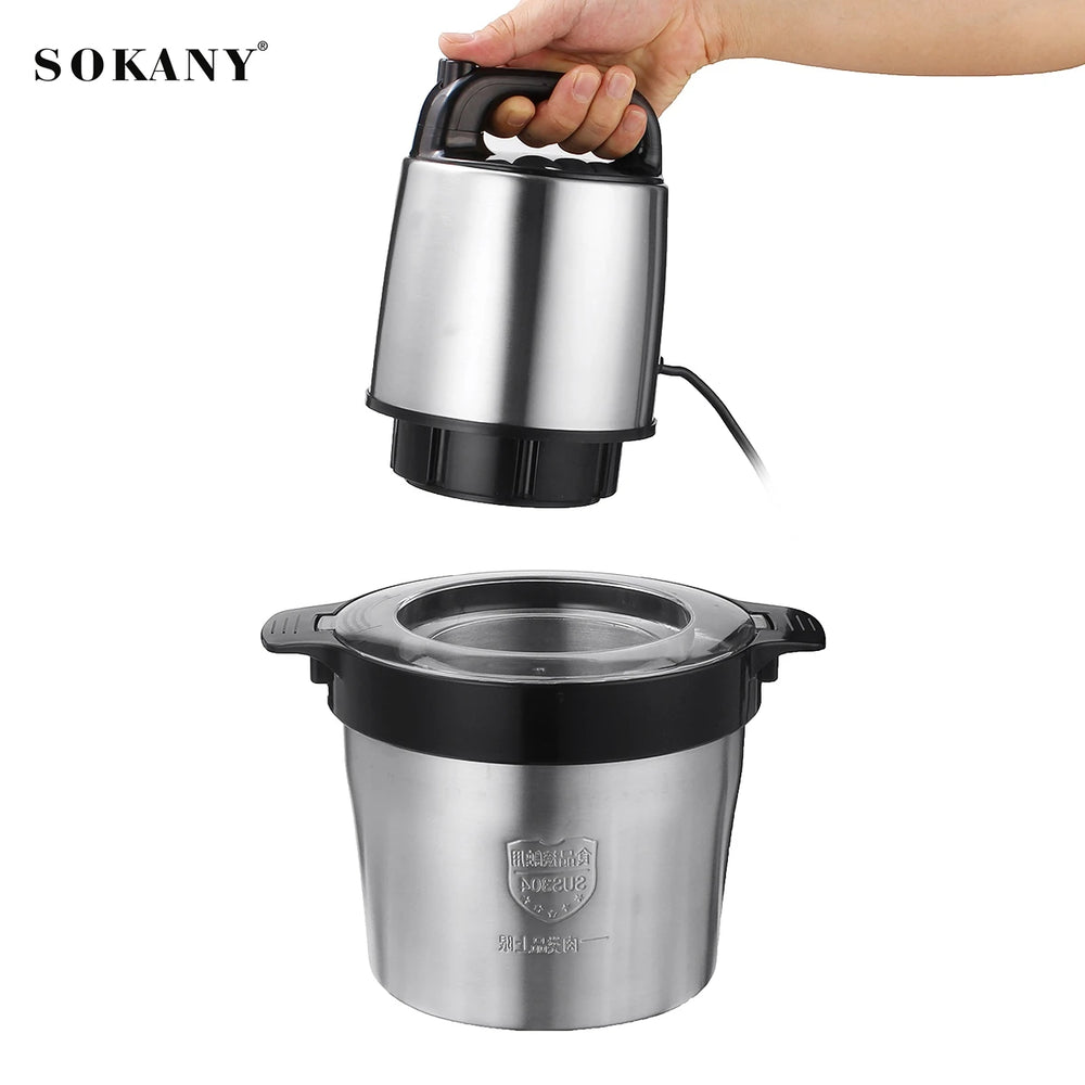 King Style 6L Heavy Duty Meat Chopper – 100% Copper Motor & Italian Blades