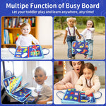 Dinosaur Multi-Skill Busy Book – 8 Pages of Interactive Educational Activities for Toddlers