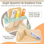 Little Kitchen Accessories – Wooden Pretend Play Cooking Set for Kids
