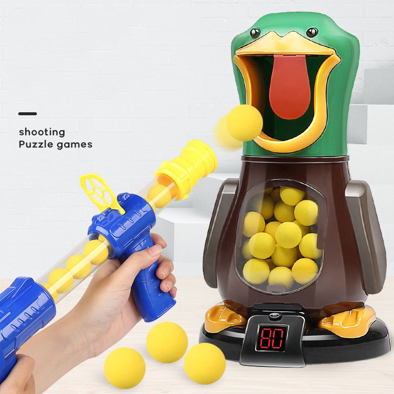 Duck Target Shooting Game – Launcher with Score Counter | One Gun |
