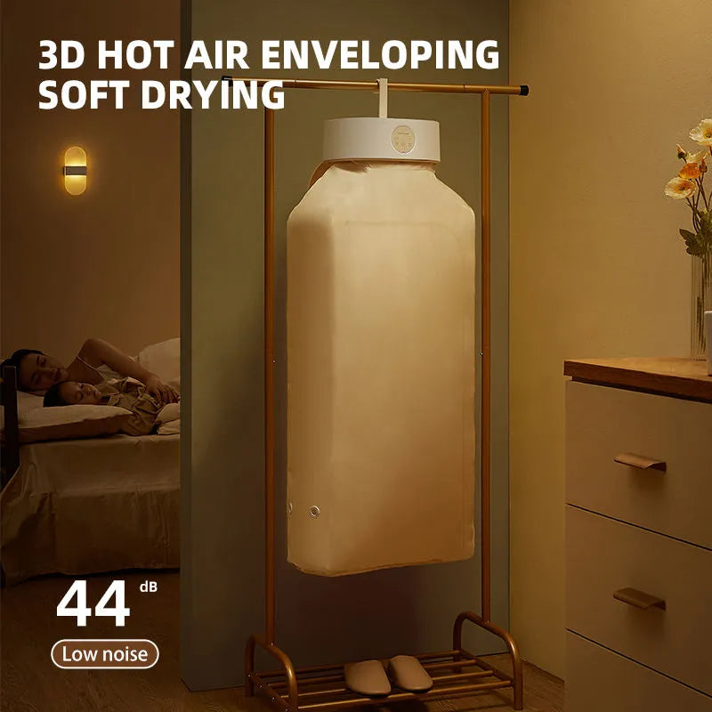 Portable Hanging Clothes Dryer – Foldable Electric Garment