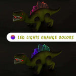 Electronic Walking Spinosaurus Dinosaur Toy with Lights and Roaring Sound