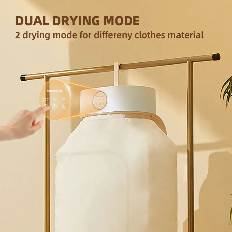 Portable Hanging Clothes Dryer – Foldable Electric Garment