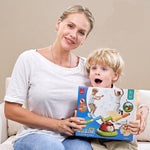 3-in-1 Kids Activity Toy – Jumping Game, Ring Toss & Rocket Launcher