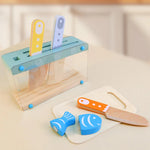 Little Kitchen Accessories + Colorful Fruit & Vegetable Cutting Toy (Pack 1)