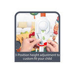 Baby Activity Jumper with 360° Rotating Seat, Music & Toys