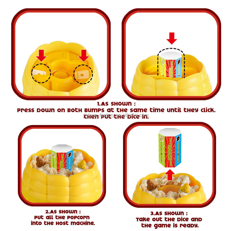 Fun Popcorn Shooting Game Toy – Interactive Corn Pop Game for Kids & Family