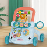 Multifunctional Baby Walker with Activity Learning Panel – Blue