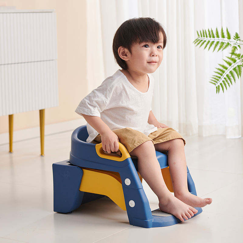 2-in-1 Potty Training Seat with Ladder – Adjustable Toddler Toilet Trainer
