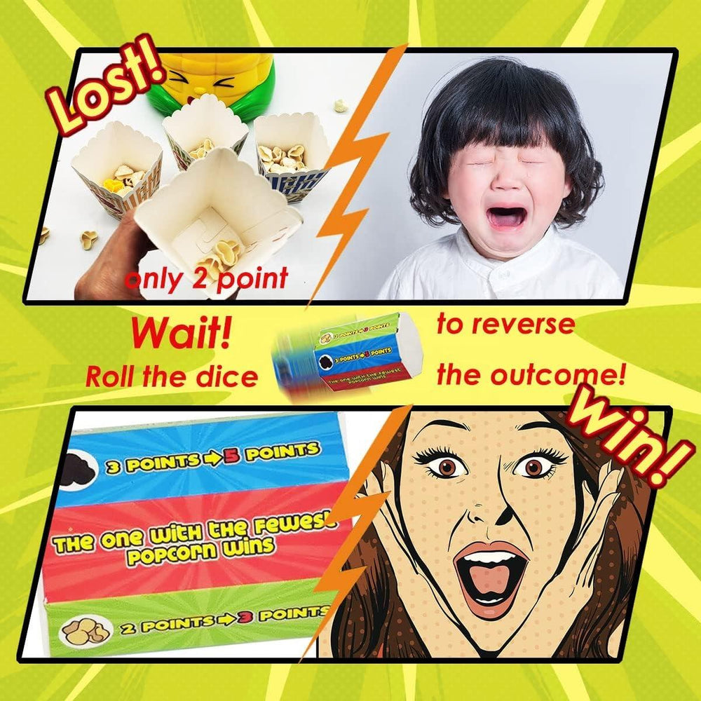 Fun Popcorn Shooting Game Toy – Interactive Corn Pop Game for Kids & Family