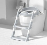 2-in-1 Potty Training Seat with Ladder – Adjustable Toddler Toilet Trainer