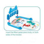 Baby Play  with Music, Hanging Toys, and Colorful Dinosaur Design for Infant Development