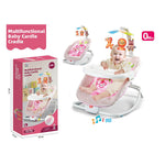 2-in-1 Baby Rocker & Feeding Chair with Toy Bar – Comfortable, Musical & Convertible Design