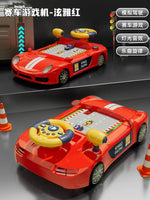 Mario Adventure Racing Toy Car – Little Hero Driving Game with Steering Wheel (3+ Years)