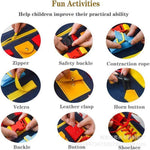 Dinosaur Multi-Skill Busy Book – 8 Pages of Interactive Educational Activities for Toddlers