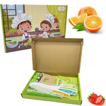 Perfect Kids Kitchen Set + Colorful Fruit & Vegetable Cutting Toy ( Pack 1 )