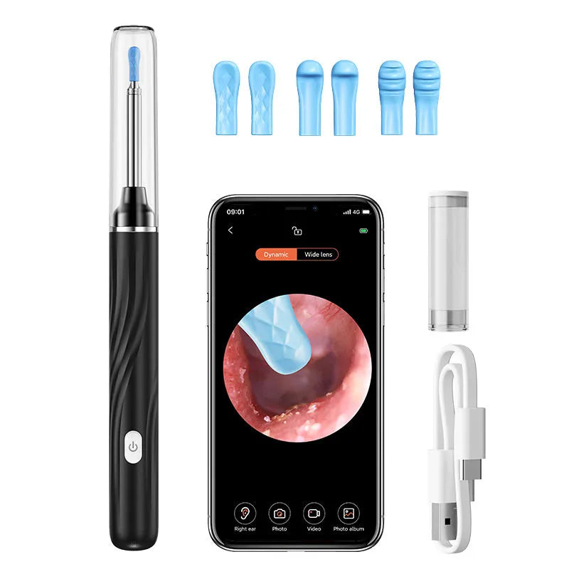Ear Wax Removal Tool with LED Light, Earwax Removal Endoscope, Ear Scope Camera, 1080P FHD Wireless