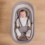 Multi-Motion Baby Cradle – 4-in-1 Electric Rocker with Mosquito Net