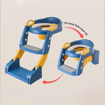 2-in-1 Potty Training Seat with Ladder – Adjustable Toddler Toilet Trainer