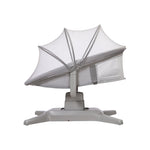 Electric Baby Swing Rocker with Mosquito Net & Remote – 5-Speed Auto Cradle for Newborns