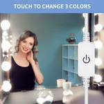 Professional LED Vanity Mirror Lights – 3 Color Modes & 10 Brightness Levels