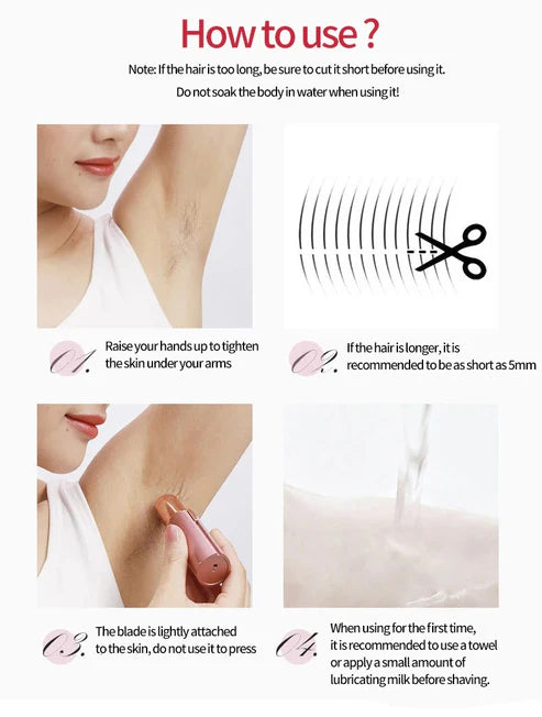Rechargeable Flawless hair remover Facial Hair Removal Machine