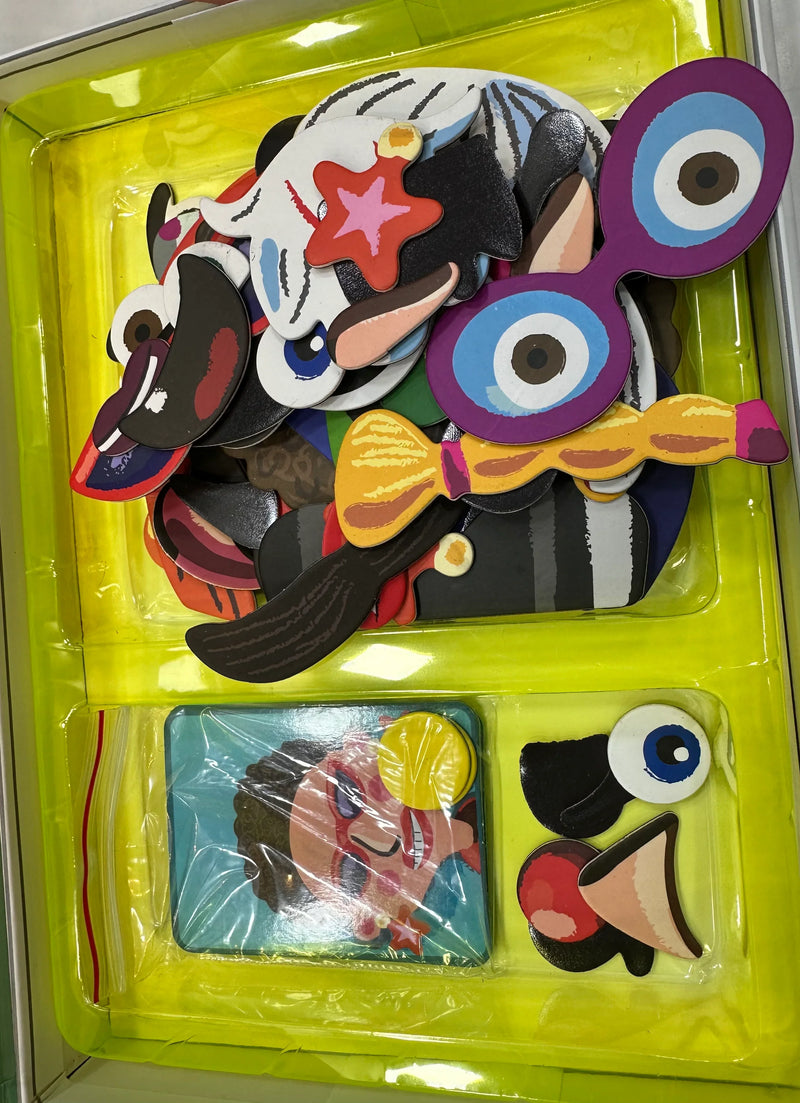 Magnetic Face Changing Puzzle Game - 67 Pieces.