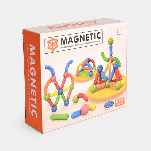 Magnetic Building Sticks & Balls Construction Set – Educational STEM Learning Toy for Kids