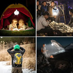 Foldable LED Camping Light Bulb – 90° Adjustable Hanging Emergency Lamp for Outdoor