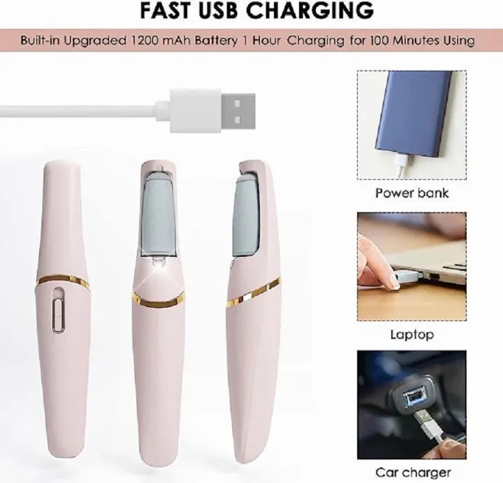 Rechargeable Flawless Pedi Foot Filer – Professional Electric Callus Remover & Dead Skin Peeler